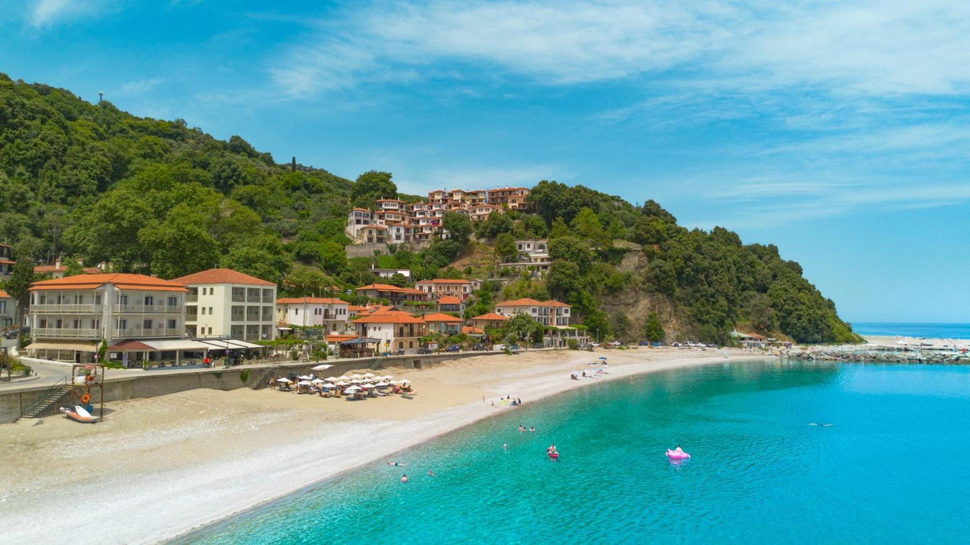 Kenta Beach Hotel Agios Ioannis  ภายนอก รูปภาพ